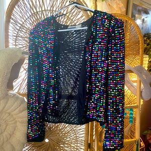 Vintage sequin & beaded jacket